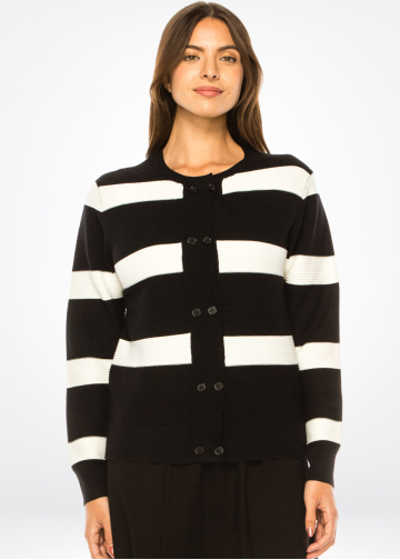 Defined Lines B&W Cardigan