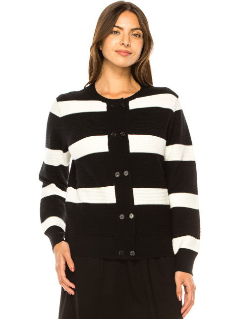 Defined Lines B&W Cardigan