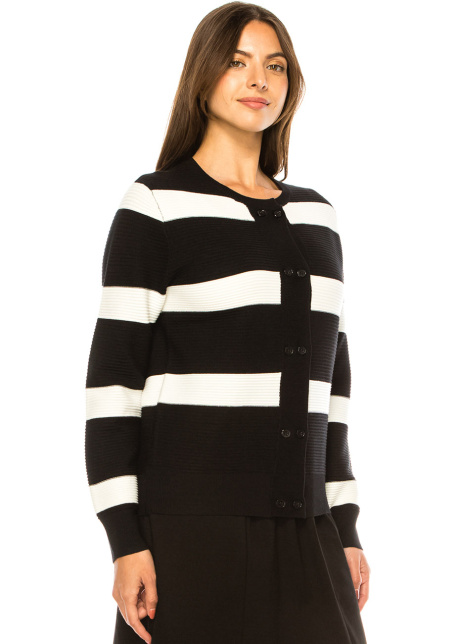 Defined Lines B&W Cardigan