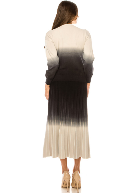 Dusk Fade Pleated Skirt