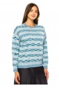 Blue Mirage Stripe Knit Sweater