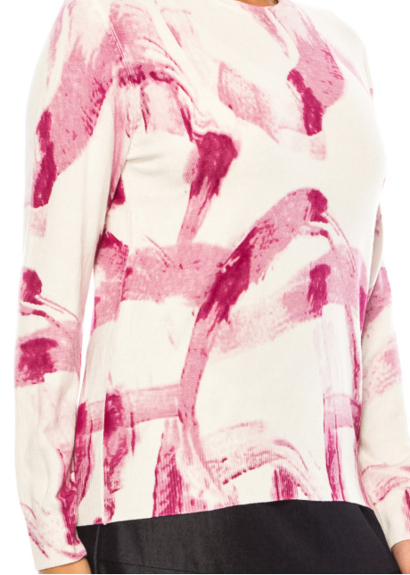 Pink Panache Painted Sweater