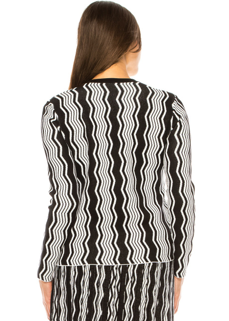 Piano Key Zigzag Sweater