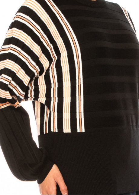 Sunrise Stripe Accented Pullover