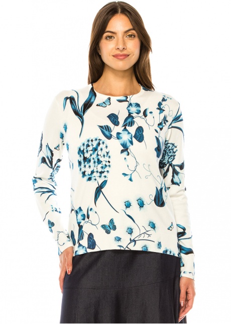 Sapphire Meadow Pullover
