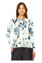 Sapphire Meadow Pullover