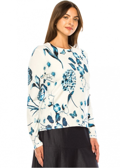 Sapphire Meadow Pullover