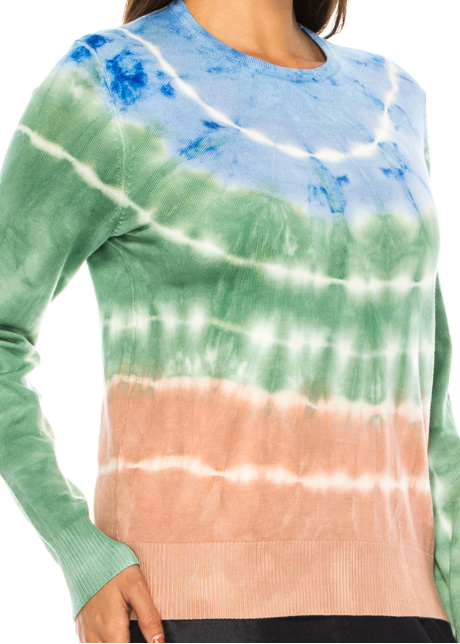 Cascade Tie-Dye Knit Sweater