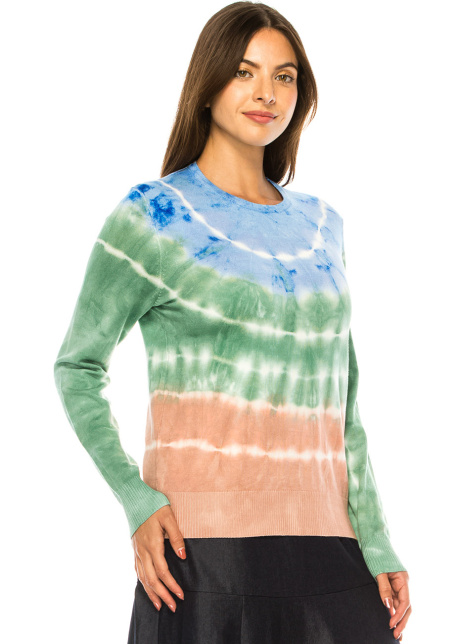 Cascade Tie-Dye Knit Sweater
