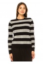 Chequerboard Chic Sweater