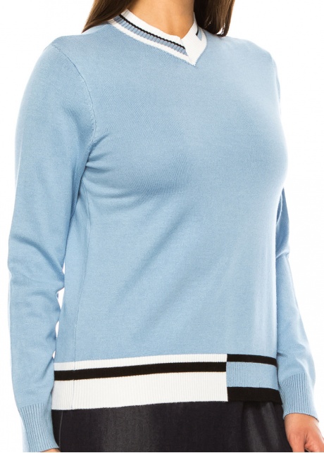 Blue Horizon Striped Sweater