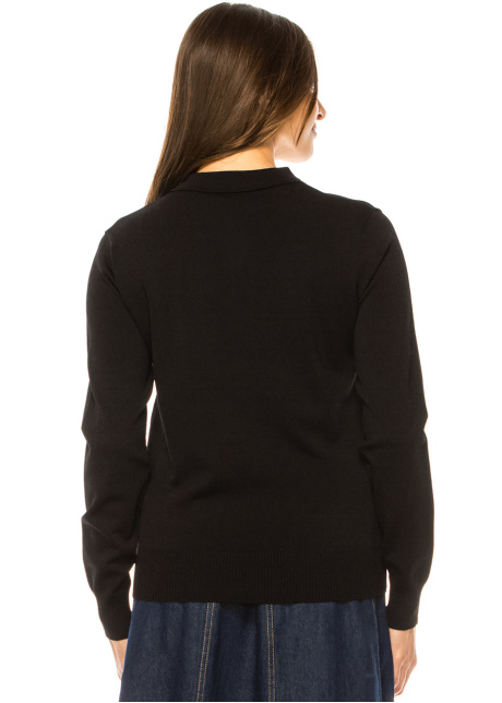 Onyx Comfort Shirt-Collared Pullover