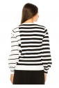 Sleek Stripes Modest Sweater