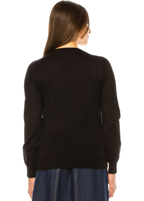 Black Diamond Stud Sweater – Sleek Modesty