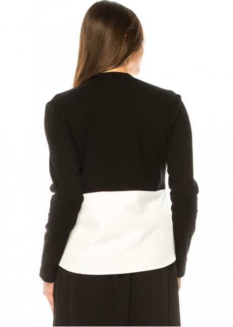 Bicolor Serenity Button-Up Tee