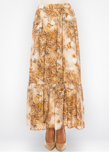Amber Bloom Modest Skirt