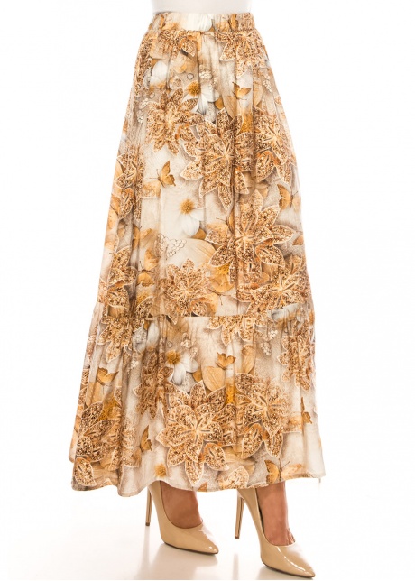 Amber Bloom Modest Skirt