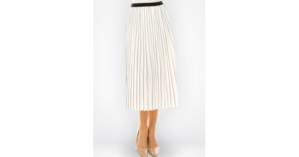 PLEATED FULL HEM SKIRT SLAVE TO THE RHYTHM