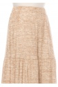 Beige Harmony Textured Maxi Skirt