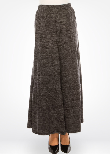Twilight Haze Soft Knit Long Skirt