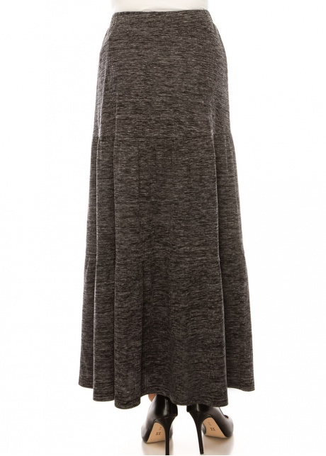 Twilight Haze Soft Knit Long Skirt