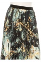 Oceanic Aura Pleated Maxi Skirt