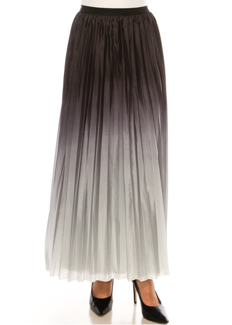 Twilight Fade Pleated Maxi Skirt
