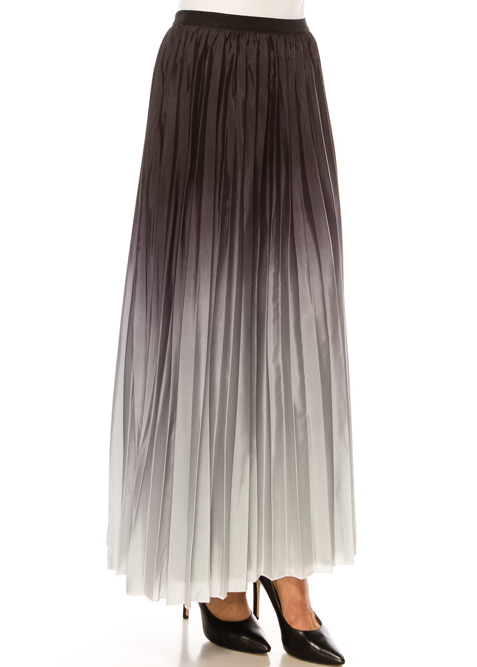 Twilight Fade Pleated Maxi Skirt