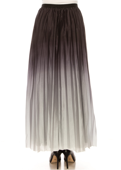 Twilight Fade Pleated Maxi Skirt
