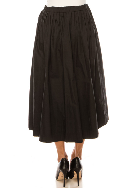 Black Everyday Comfort Skirt