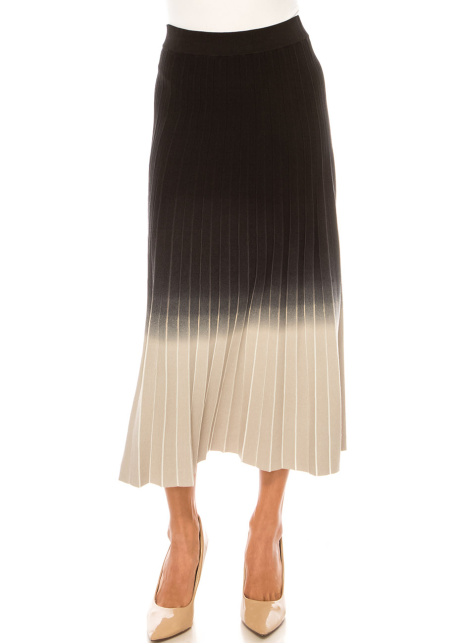 Dusk Fade Pleated Skirt