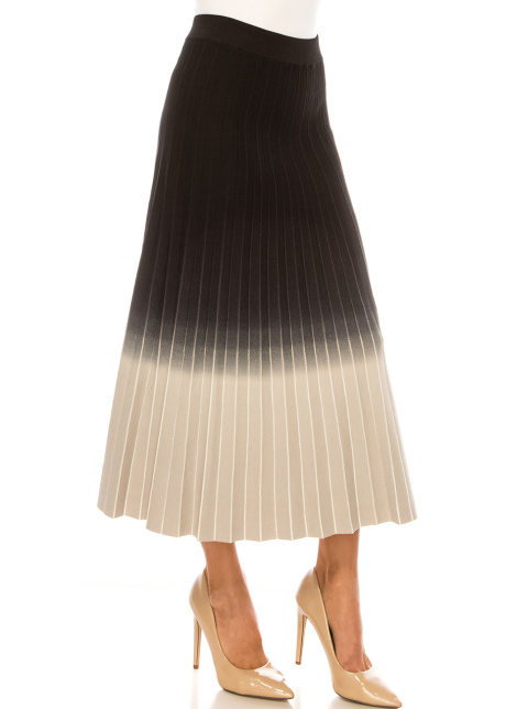 Dusk Fade Pleated Skirt