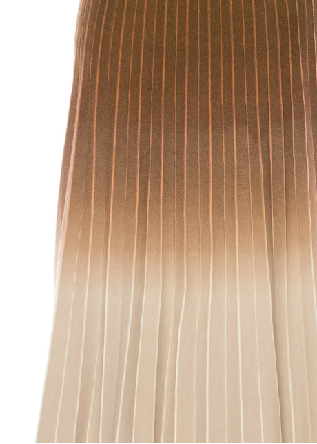 Sunrise Gradient Pleated Skirt