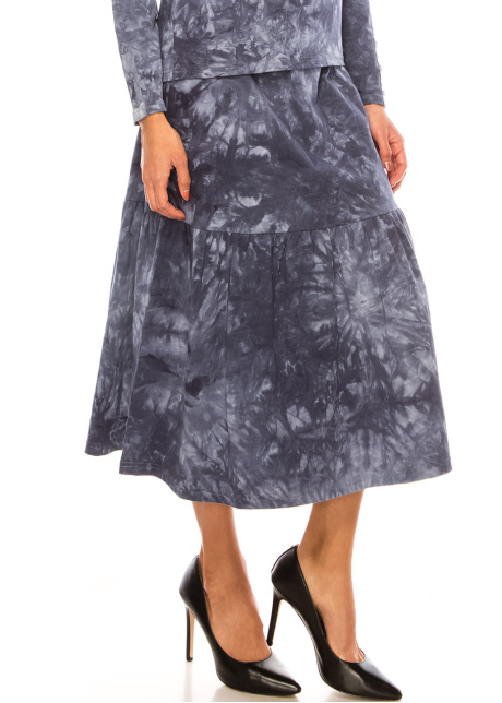 Midnight Flow A-line Skirt