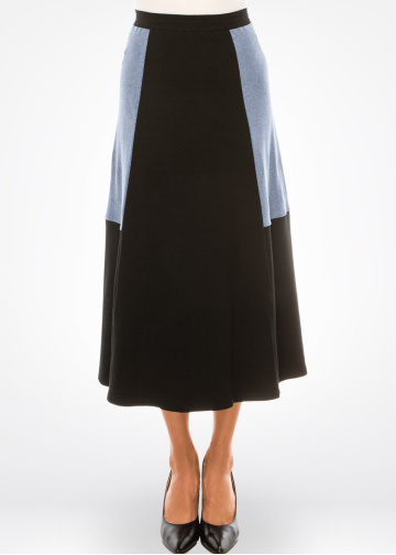 Sapphire Accent A-Line Modest Skirt