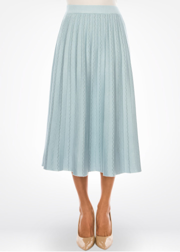 Celestial Waves Textured Skirt