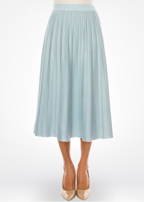 Celestial Waves Textured Skirt