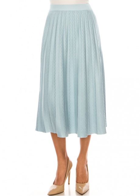 Celestial Waves Textured Skirt