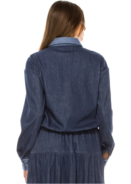 Versatile Indigo Denim Shirt