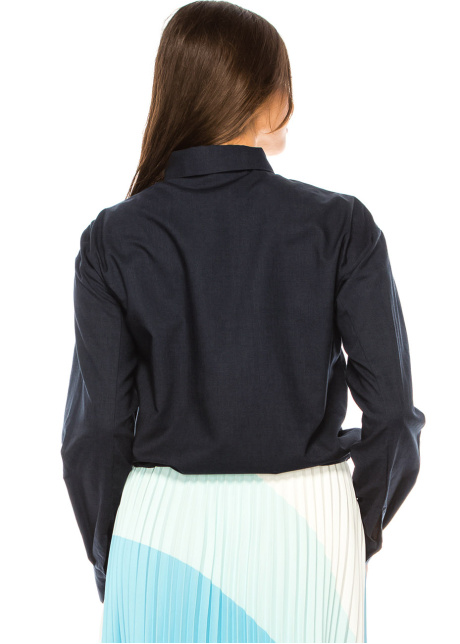 Deep Sea Drawstring Linen Shirt