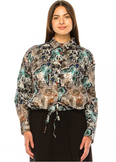 Teal Tempest Butterfly Shirt