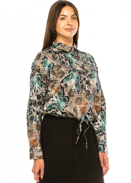 Teal Tempest Butterfly Shirt