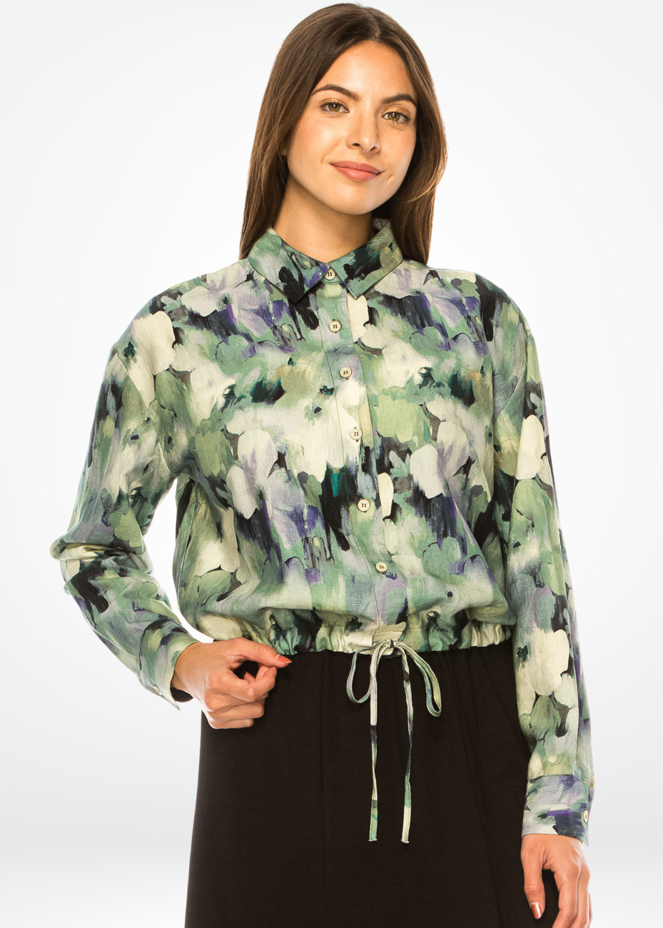 Spring Fresco Painterly Shirt