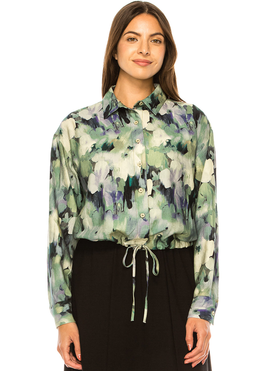 Spring Fresco Painterly Shirt
