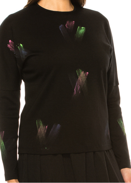 Abstract Artistry Brush Stroke Tee