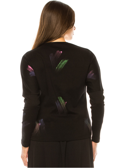 Abstract Artistry Brush Stroke Tee