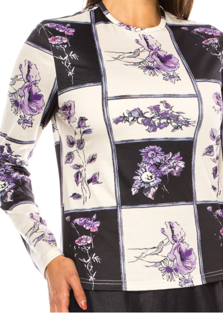 Purple Petal Soft Tee