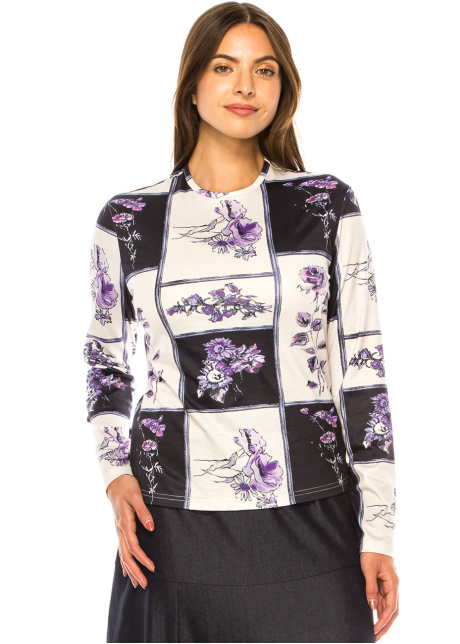 Purple Petal Soft Tee