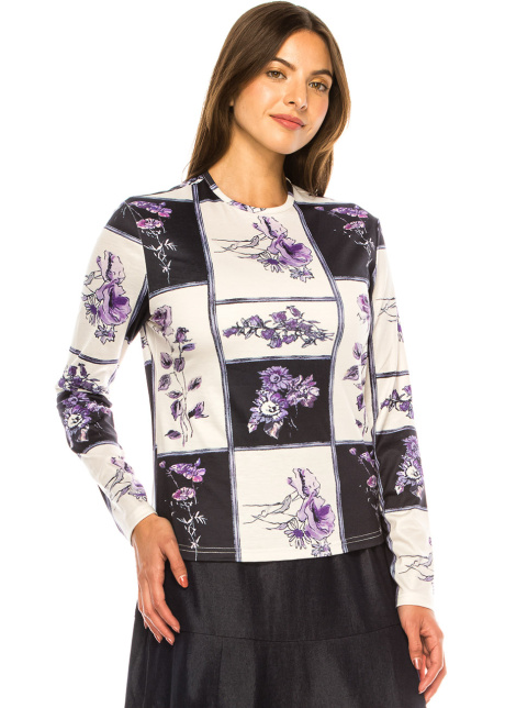 Purple Petal Soft Tee