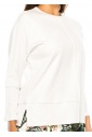 Pure Elegance White Full-Sleeve Top